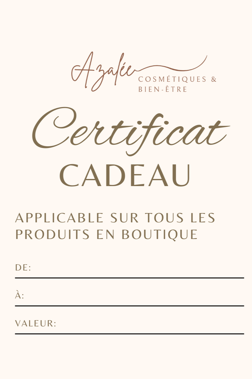 Certificat-Cadeau Azalée