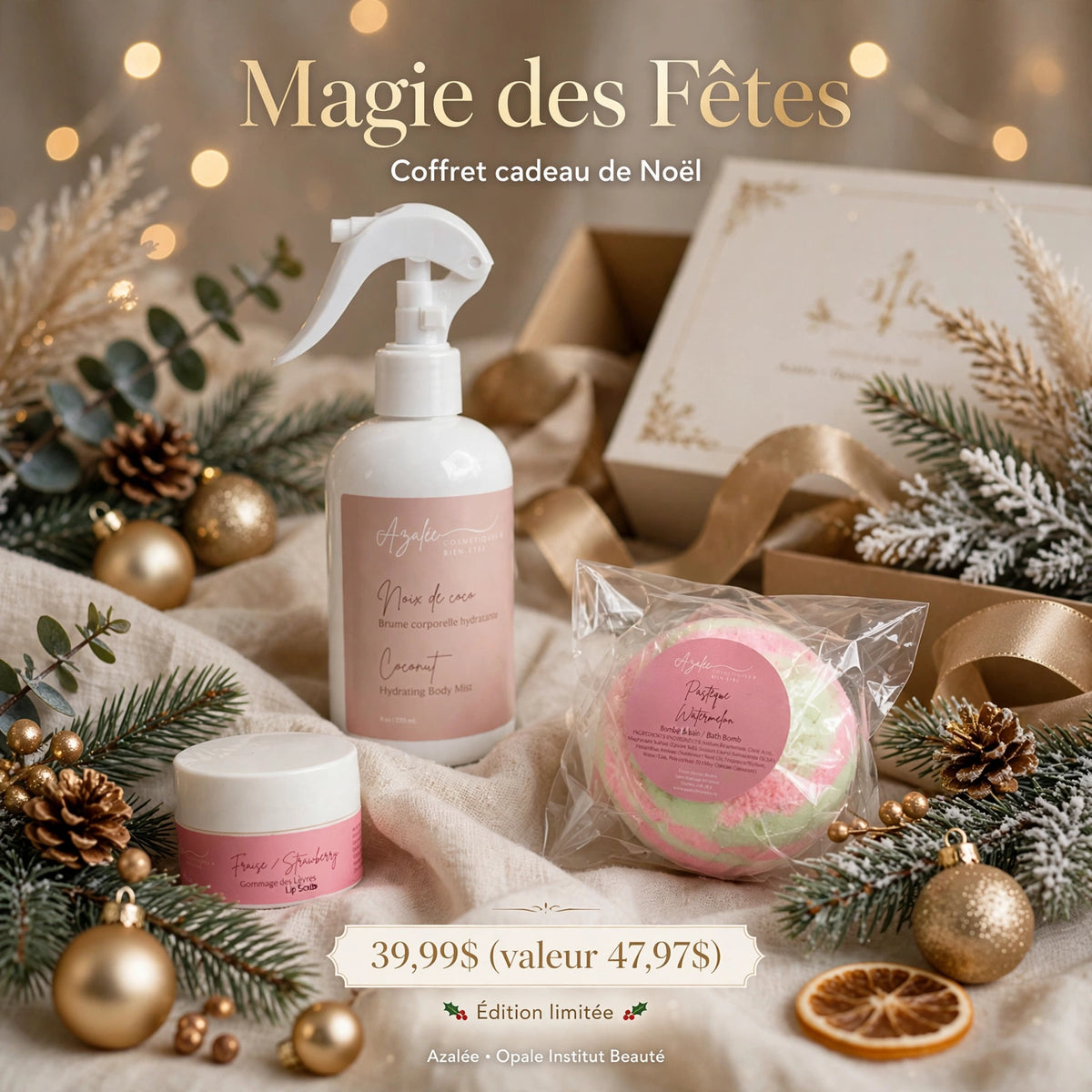 COFFRET NOËL AZALÉE - Magie des Fêtes