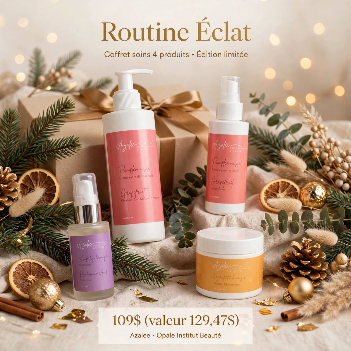 COFFRET NOËL AZALÉE - Routine Éclat