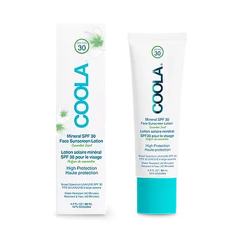 Lotion solaire minérale visage SPF 30